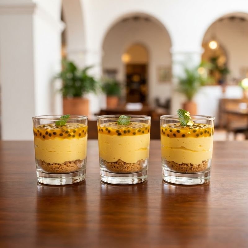 Postre de maracuyá x3